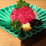 うずら - 尾の身のお刺身