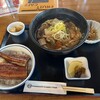 鹿沼72カントリークラブ レストラン - けんちんうどん　ミニうな丼セット