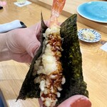 野毛のおにかい - 名物エビ天海苔巻き