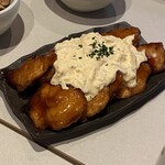 やきとり家すみれ - 自家製タルタルと黒酢のチキン南蛮