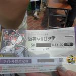 阪神甲子園球場 - ライトスタンドのチケット