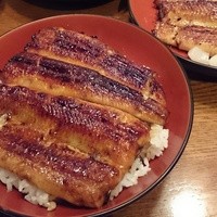 吉寅 - 鰻丼定食と蒲焼き。