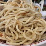 蒙古タンメン中本 - 冷水でしっかりと〆られた麺アップ