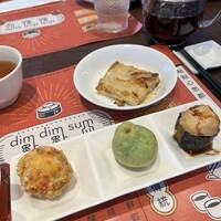 DimDimSum 大阪本店 - 揚げ点心3種と大根餅