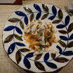 Osteria e Vino PORCO ROSSO - 鰆とマッシュルームのボスカイオーラ