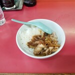  中華料理 吾作 - 半生姜焼き丼。