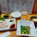 酒場Wan'eisu - だだみ刺とセリお浸し