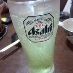 福山駅前酒場　情熱ホルモン - ライムサワー(2014.07.05)