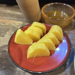 サケとスミビとロシュタン - スモークたくあん