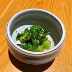 いざかや しん - 菜の花辛子和えです(o^^o)