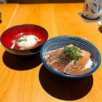 いざかや しん - ボリュームたっぷりの鰤漬け丼に大満足です(o^^o)