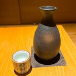 いざかや しん - 燗酒は45℃(上燗)でお願いしました(o^^o)