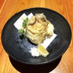 いざかや しん - 牡蠣と白子の天ぷらです(o^^o)