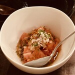 ざくろ 銀座店 - 絶品トマトサラダ