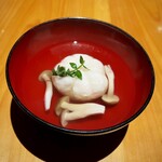 いざかや しん - 真薯には蟹と白身魚のすり身が入っています(o^^o)