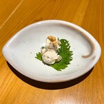 いざかや しん - いぶりがっこクリームチーズ和えです(o^^o)