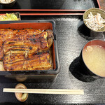 麻布 しき - 「うな重　松」のランチ限定セット