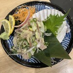 山陰海鮮 炉端かば - 鯵のたたき