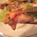 グリーティング - カリッと焼き色ついた鶏肉マヨ炒め。