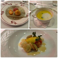 カフェフランセYuki - アミューズ、ポタージュ、魚介