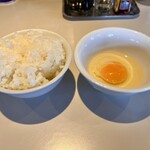 中田製作所 - ライス　生卵。