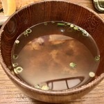 塩梅 - ▪︎八丁味噌の赤だし、しじみ汁