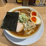 中華そば やなぎや - 特製中華そば 醤油 ¥1,200 大盛+¥150