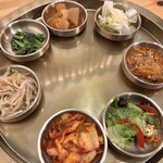 ゆんちゃんね - ナムル・キムチの先付け