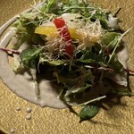 鉄板焼 天 HAKATA - サラダ