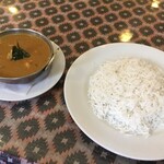 インド料理 パリワル - ゴア風牡蠣カレー(プラス¥200でバスマティライスに変更)