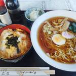 那須野屋 - 料理写真:ラーメン＋ミニ親子丼