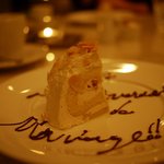 ビストロ キフキフ - 記念日のケーキ