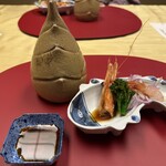 御宿かわせみ - 本鮪造り　牡丹海老造り