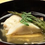 御宿かわせみ - 桜鯛山吹とうふ碗