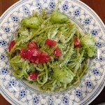 Lode - ジェノベーゼはバジルの香りと彩りが綺麗ꯁꯧ