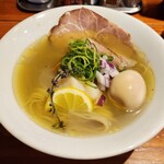 麺屋 真心 - 帆立の金の塩そば