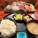 ウツギ酔賓店 - 「刺身定食」@2200