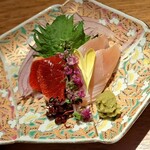 比内地鶏串 Sot l'y laisse - 比内地鶏 砂肝/ささみ(藤里町産本わさび)