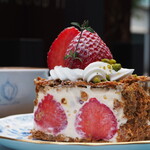 ペチカスケマサコーヒー - あまおうのミルフィーユ（1100円） 