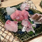 凛々 鈴のや - お刺身は寒グレあじいさきたいヒラメよこわでしたかな？