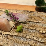 すし みむろ - くえと鰆