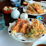 手打ちそば 石庄庵 - 三色天せいろ