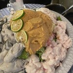 立呑み処 まるや - 牡蠣鍋4人前③