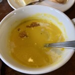 レストラン&カフェ ポテト - 洋食セットスープ（飲みかけです…）