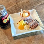 木旺舎 - デザートプレート、アイスコーヒー