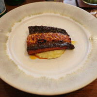 il tram - ウナギの蒲焼風 西洋ネギのピューレごはん