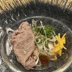 288321294 - 牛ロースしゃぶとなめこ