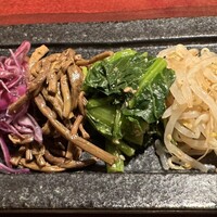 肉の匠 将泰庵 神田店 - ナムル盛り合わせ