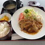 古河ゴルフリンクスレストラン - しょうが焼き定食　追加差額200円