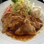 古河ゴルフリンクスレストラン - しょうが焼き　アップ